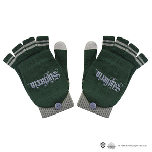 Slytherin Fingerless Mitten Gloves