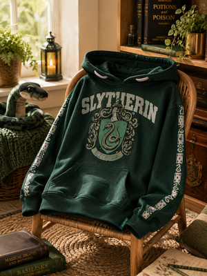 Kids Slytherin House Crest Hoodie
