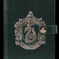 Slytherin Notebook with Deathly Hallows Clasp