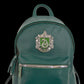 Slytherin Pebbled Leather Mini Backpack