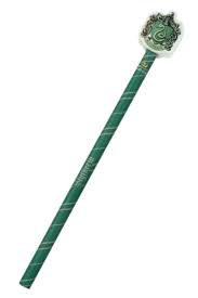 Slytherin Pencil with House Crest Eraser