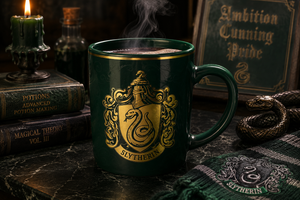 Slytherin Stoneware Gold Foil Mug