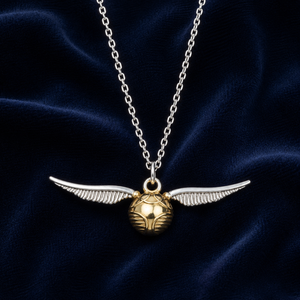 Golden Snitch Necklace - Gold Plated Sterling Silver