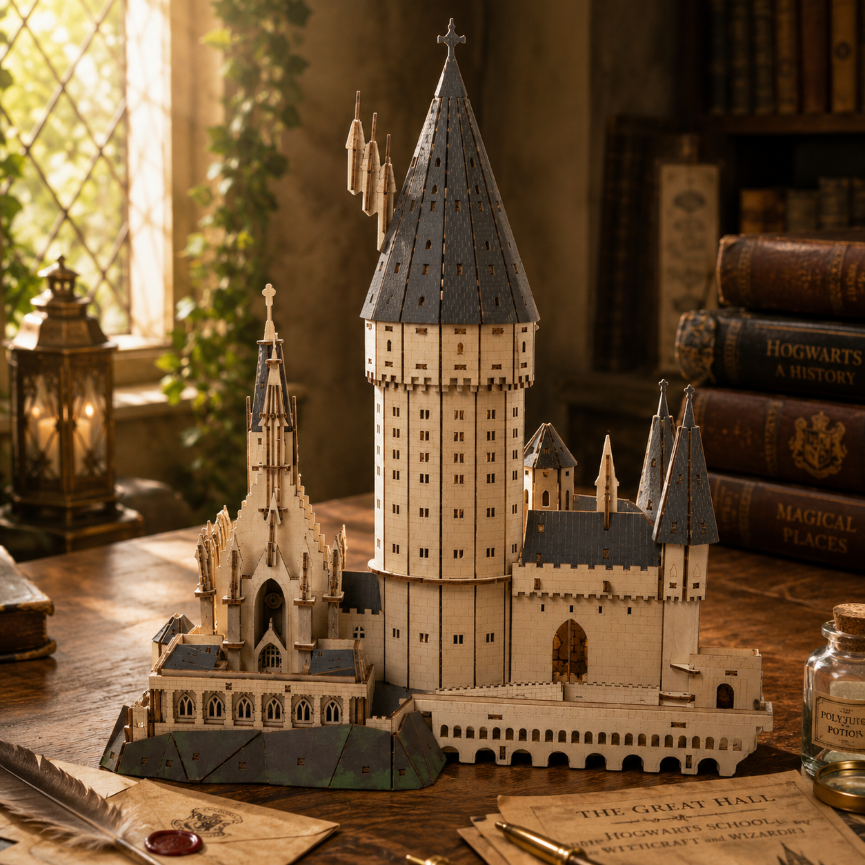 The Great Hall Wooden Construction Craft Set