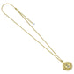 Gold Plated Sterling Silver Time Turner Necklace with Crystals