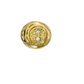 Time Turner Spacer Bead - Gold Plated Sterling Silver Embellished with Swarovski Crystals