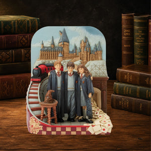 Harry Potter Trio Castle Scene Figurine