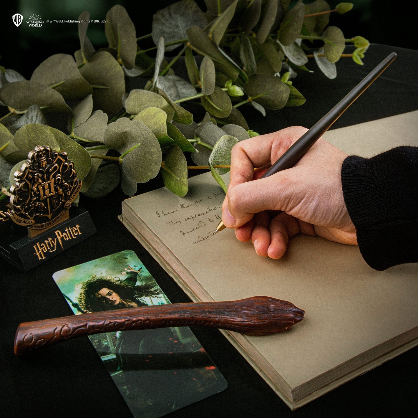 Bellatrix Wand Pen and Wand Stand with Bookmark