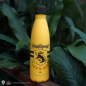 Hufflepuff Crest Stainless Steel Water Bottle