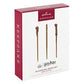 Wizarding Wand Set of 3 Christmas Tree Ornaments
