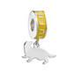 Hufflepuff Badger Slider Charm - Sterling Silver with Enamel