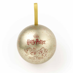 Marauders Map Christmas Tin Bauble with Pin Badge Gift Set