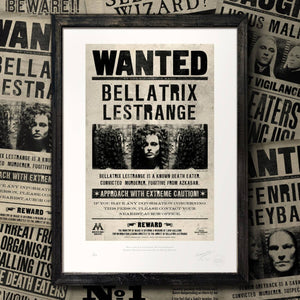 Bellatrix LeStrange Wanted Framed Poster