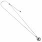 Platform 9 3/4 Sterling Silver Necklace Embellished with Crystals