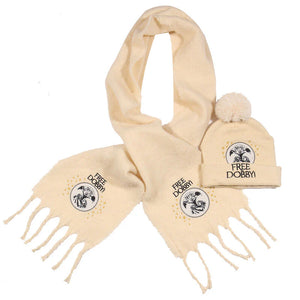 Free Dobby Beanie and Scarf Set