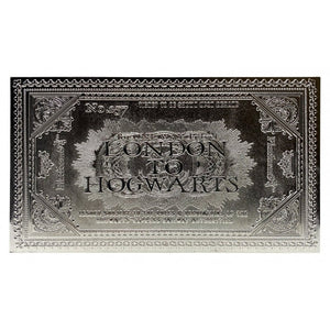 Hogwarts Express Silver Plated Ticket