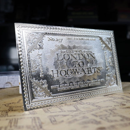 Hogwarts Express Silver Plated Ticket