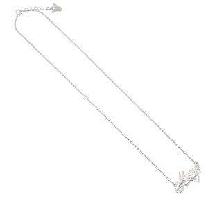 Always Sterling Silver Charm Necklace embellished with Crystals