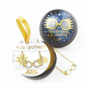 Luna Lovegood Christmas Tin Bauble with Necklace Gift Set