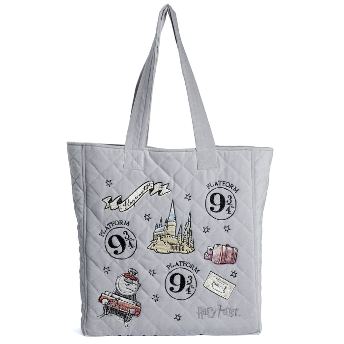 Platform 9 3/4 Embroidered Velvet Tote Bag