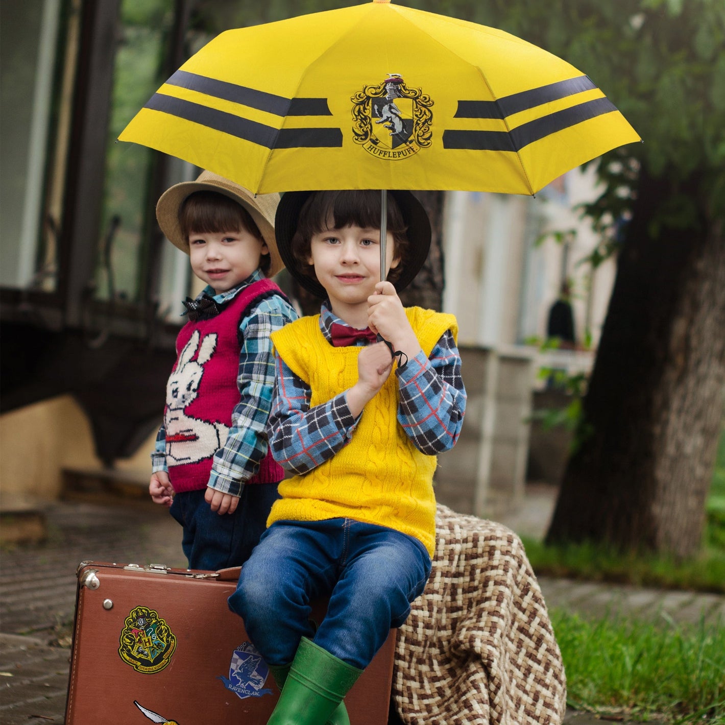 Hufflepuff Crest Umbrella
