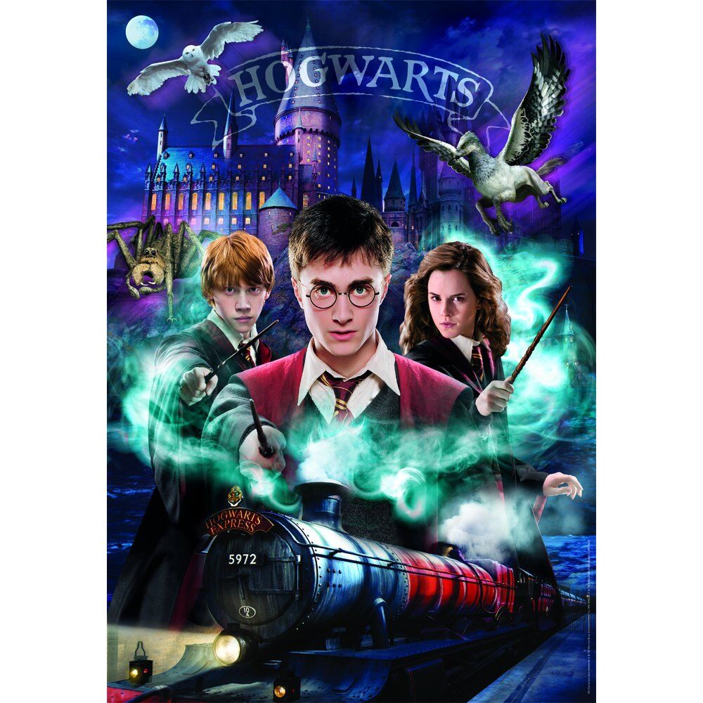 Harry Potter Hogwarts Poster Included 1,000 Piece Puzzle
