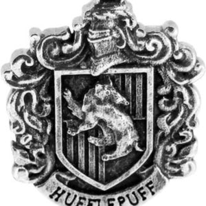 Hufflepuff Crest Sterling Silver Pendant/Necklace