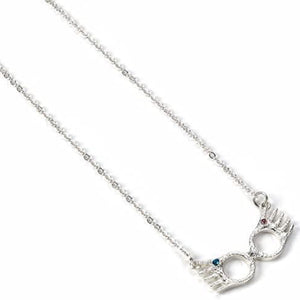 Luna Lovegood Glasses Necklace- Silver