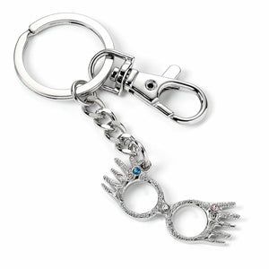 Luna Lovegood Silver Glasses Keyring