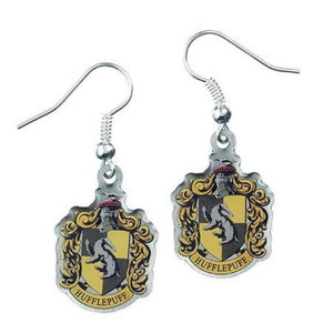Hufflepuff Crest Drop Earrings