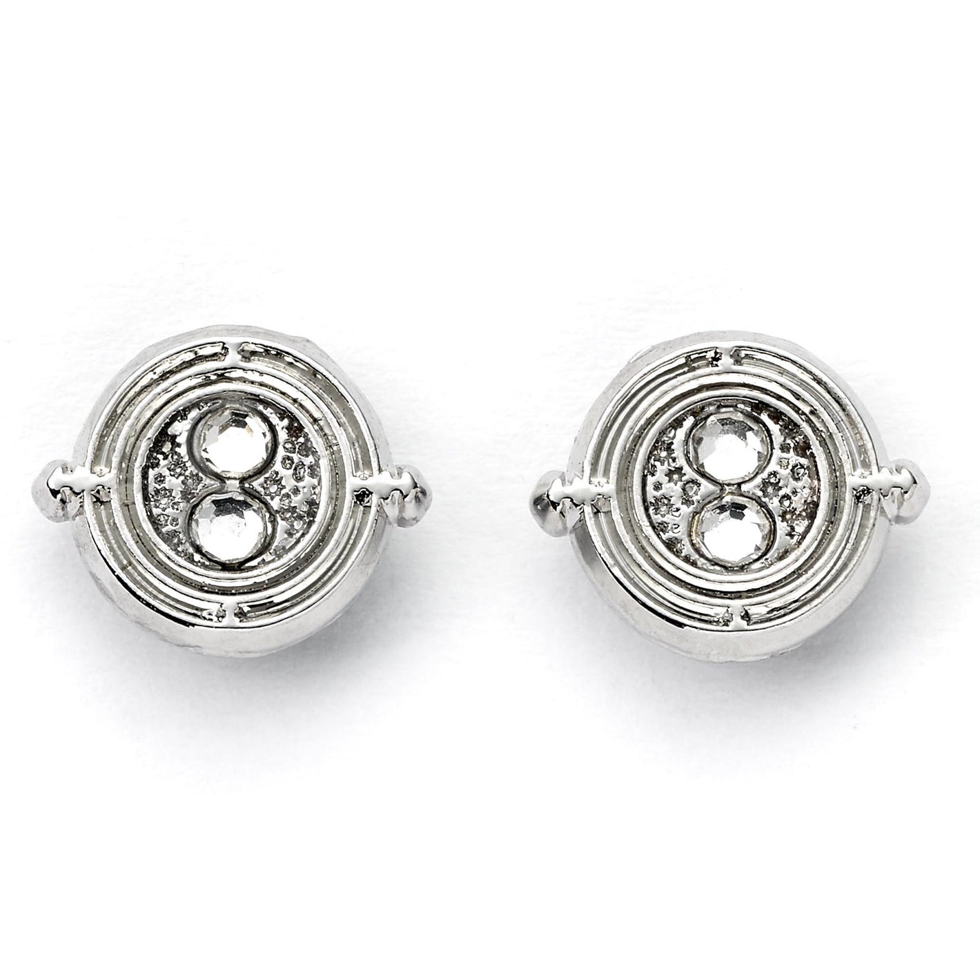 Time Turner Stud Earrings- Silver
