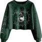 Slytherin Constellation Cropped Sweater