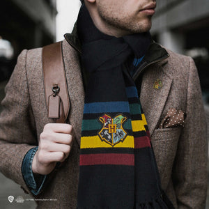 Hogwarts Knitted Scarf  - Black