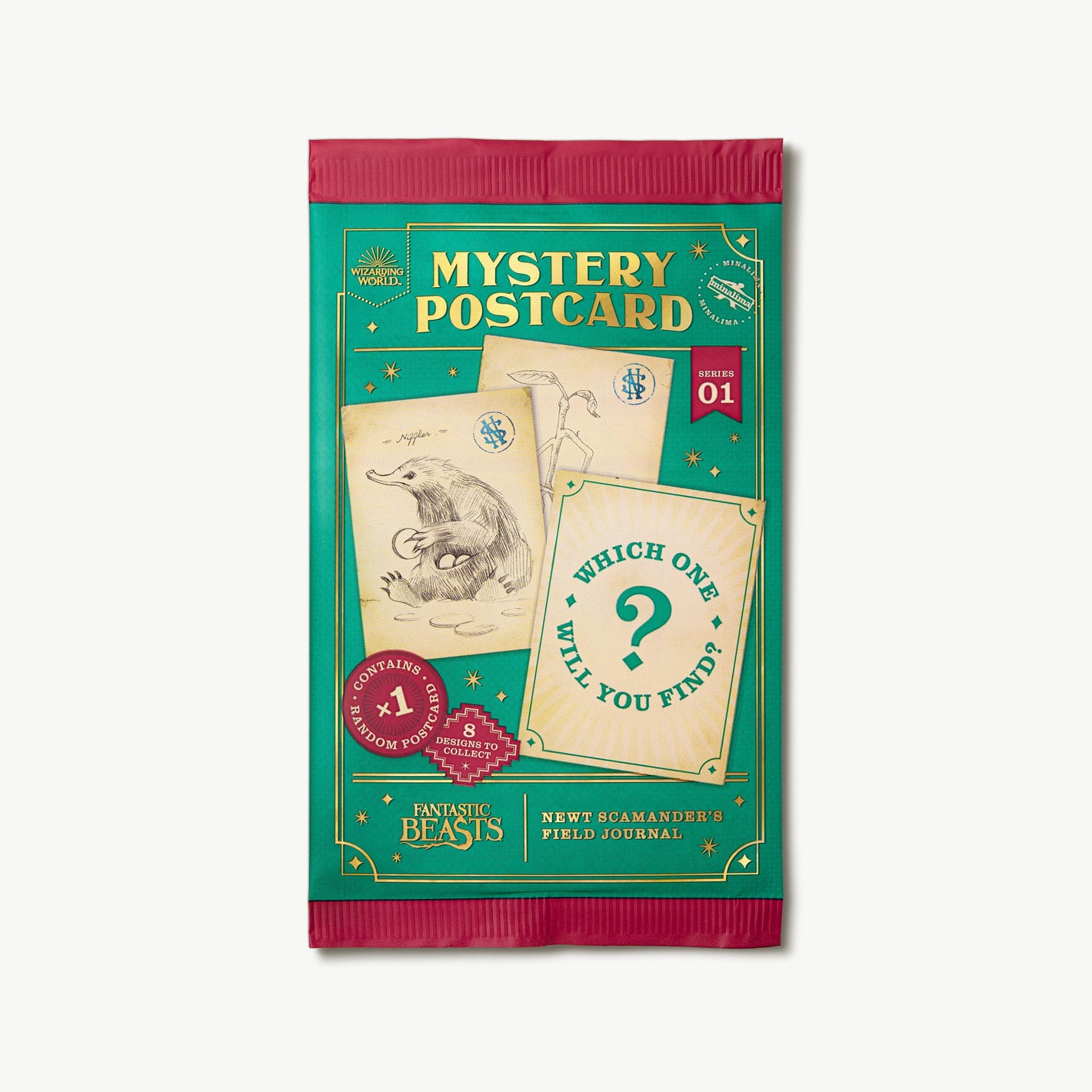Newt Scamander's Field Journal Mystery Postcard Pack