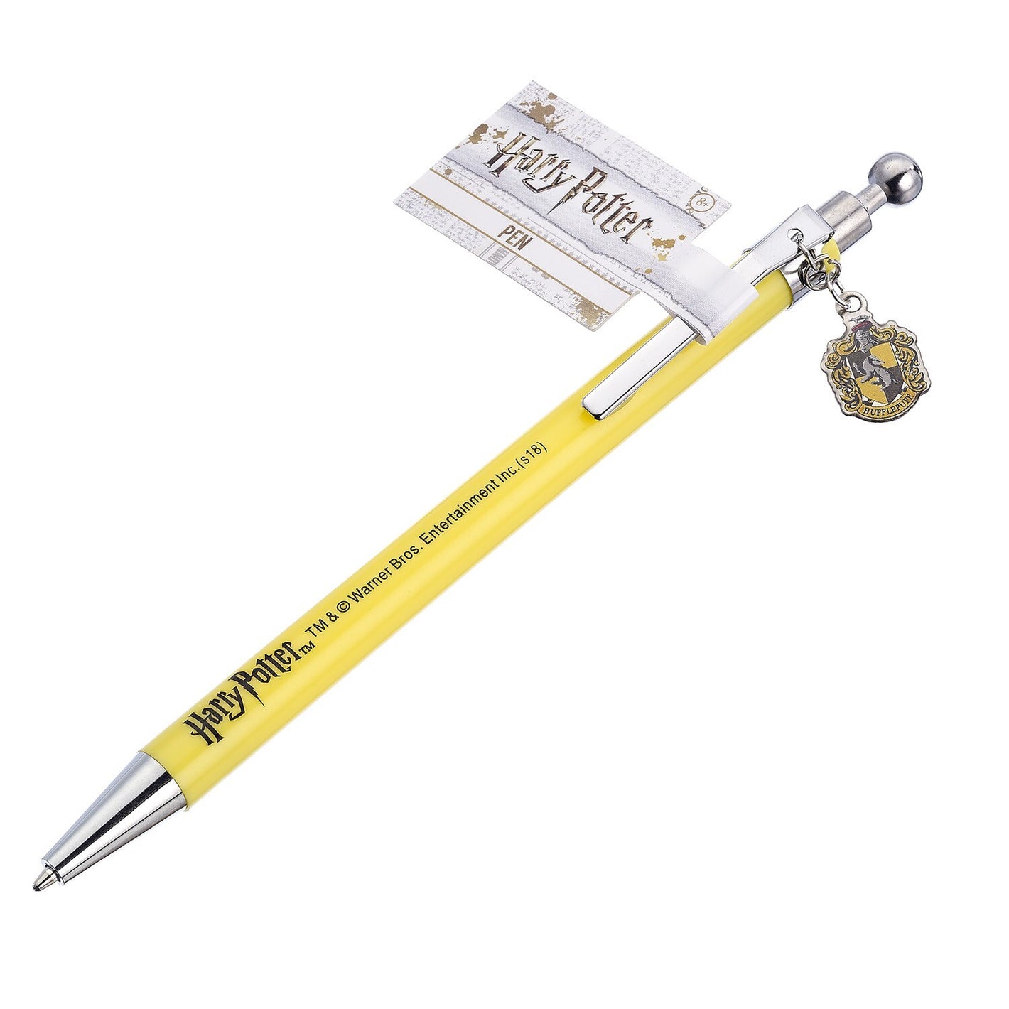 Hufflepuff Pen with Charm