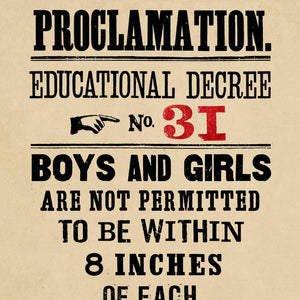 Proclamation No.31 Poster