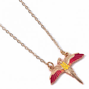 Fawkes The Phoenix Rose Gold Plated Necklace