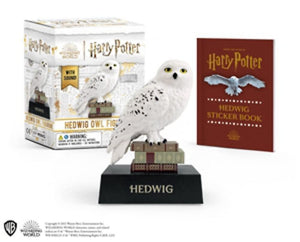 Hedwig Owl Figurine with Sound & Sticker Book Miniature