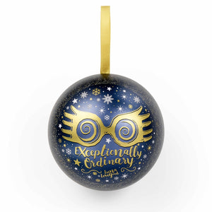 Luna Lovegood Christmas Tin Bauble with Necklace Gift Set