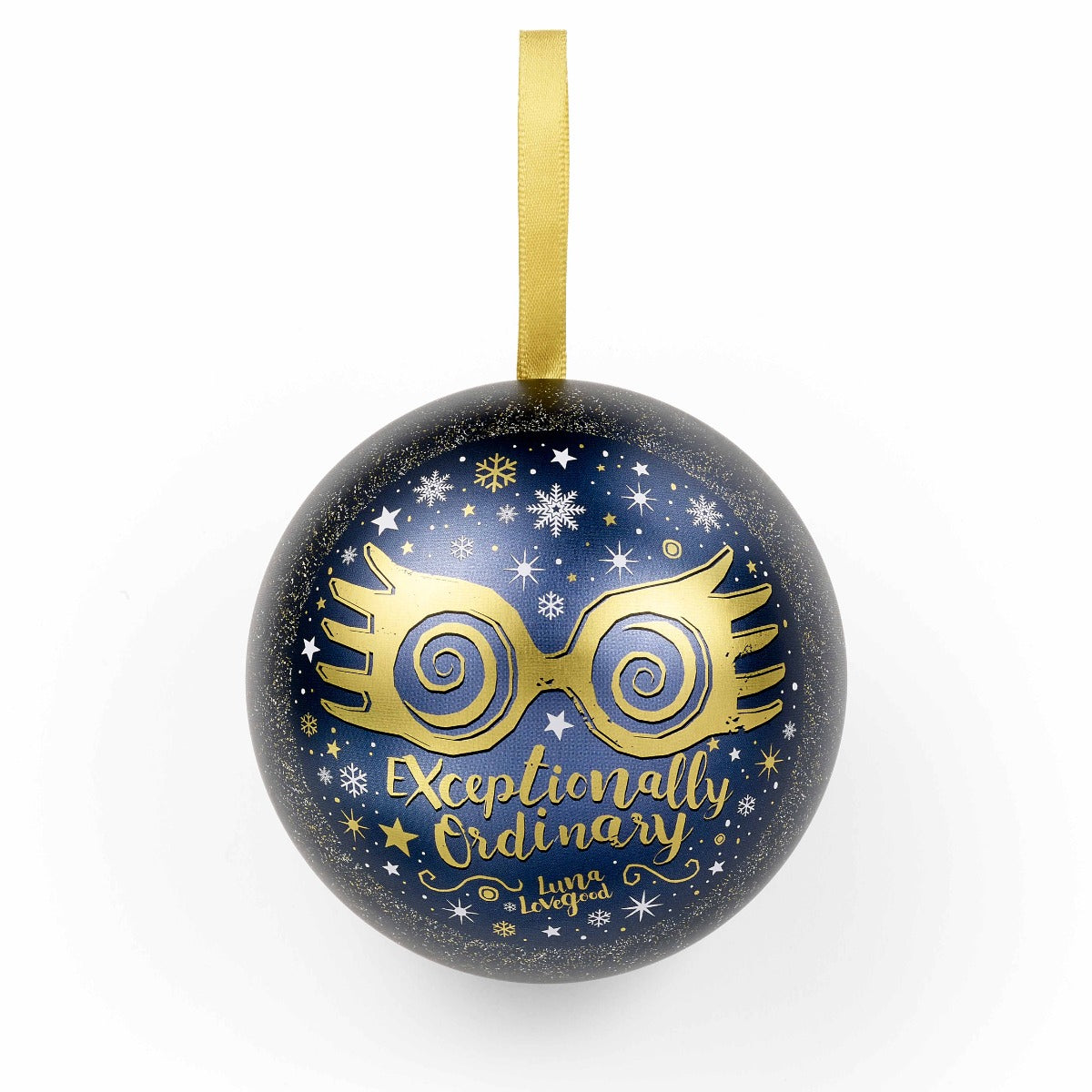Luna Lovegood Christmas Tin Bauble with Necklace Gift Set