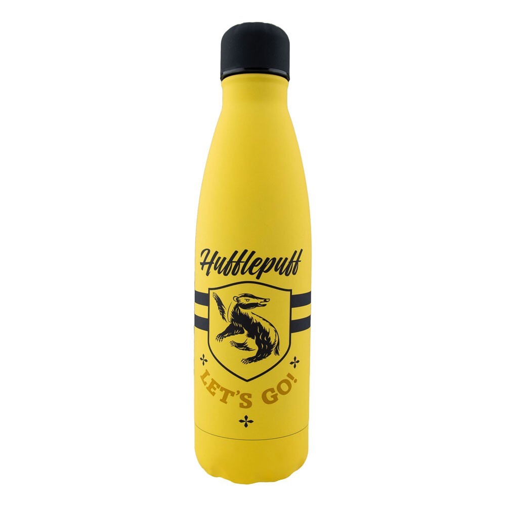 Hufflepuff Crest Stainless Steel Water Bottle