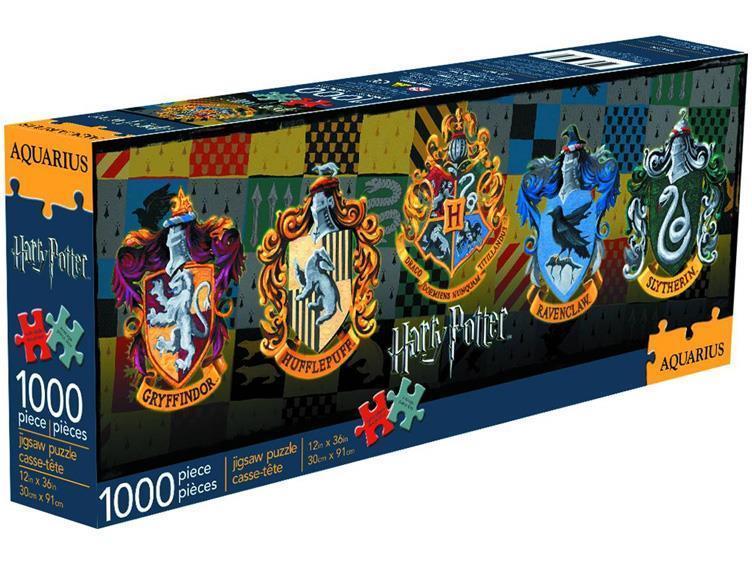 Hogwarts House Crests Slim 1000 Piece Puzzle