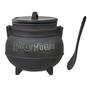 Harry Potter Ceramic 3D Cauldron Soup Mug with Lid and Spoon